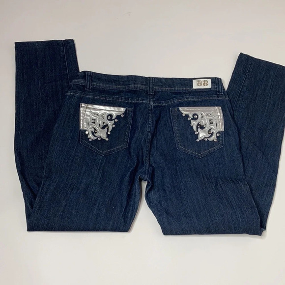 B.B. Jeans Distressed Studded Jeans Sz: 13 - Picture 4 of 8